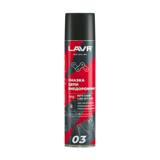 Смазка цепи Внедорожная 400мл LAVR MOTOLINE pitbikemarket.ru